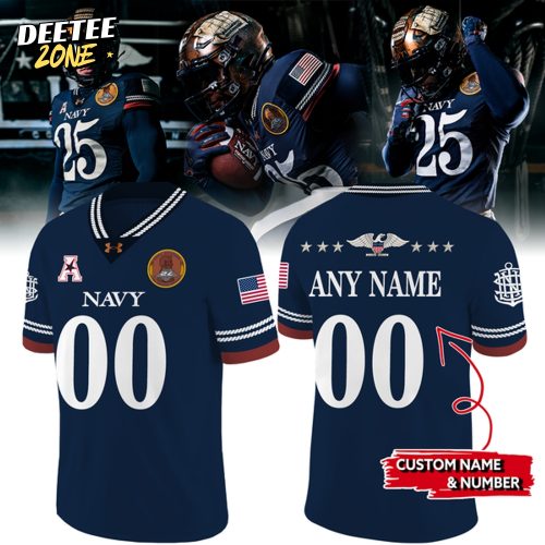 Limited Release! Navy 250th Anniversary football jersey – Perfect Gift for True Fans