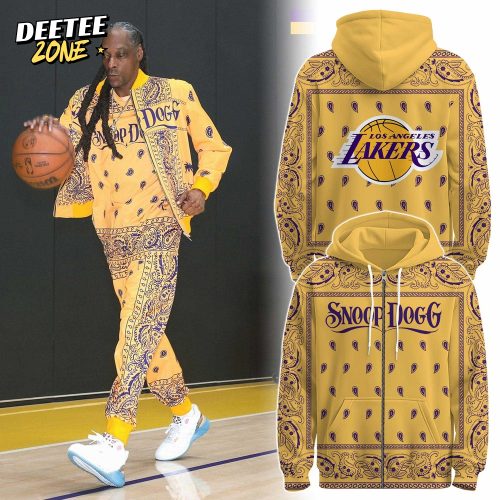 Los Angeles Lakers x Snoop Dogg ZipHoodie | Limited Edition, Perfect Gift For Fans