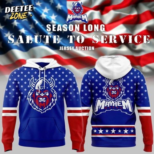 Macon Mayhem ” Military Night ” Hoodie