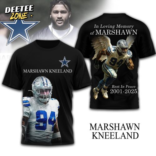 Marshawn Kneeland | Premium NFL Marshawn Kneeland Rest In Peace 3D Shirt TD