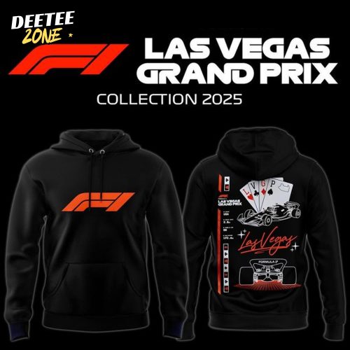 Men’s Black 2025 Las Vegas Grand Prix Steering Hoodie