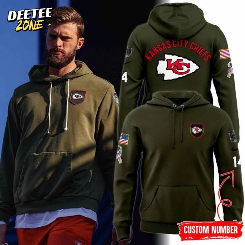 Men’s Kansas City Chiefs 2025 NFL Salute to Service Limited Edition Hoodie