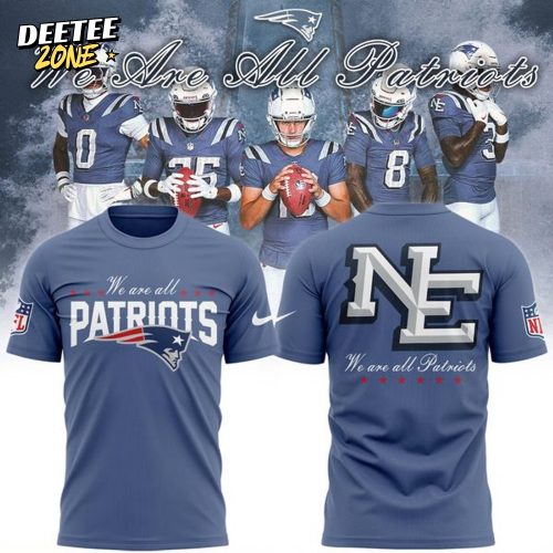 Men’s New England Patriots Nike Blue 2025 Rivalries Collection T-shirt