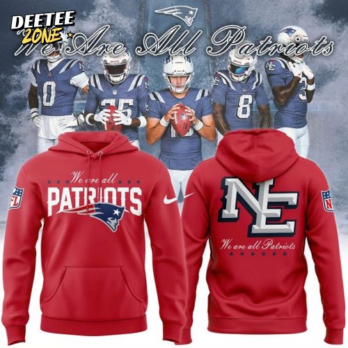Men’s New England Patriots Nike Red 2025 Rivalries Collection Hoodie