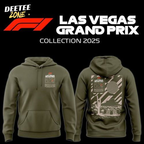 Men’s Olive 2025 Las Vegas Grand Prix Desert Mirage Hoodie