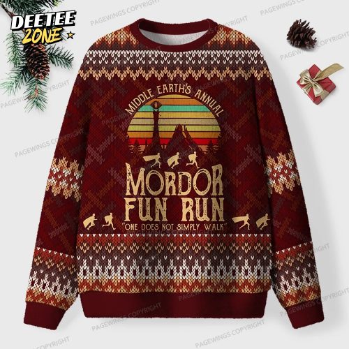 Middle Earth Unisex Ugly Knit Christmas Sweater