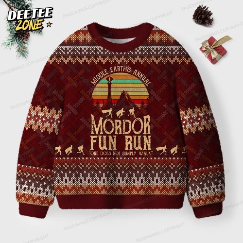 Middle Earth Unisex Ugly Knit Christmas Sweater