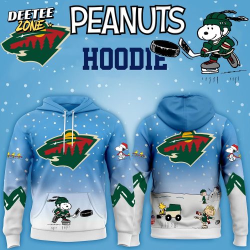 Minnesota Wild x Peanuts Hoodie Christmas Limited Edition-3D Unisex Hoodie