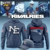 NE Patriots 2025 NFL Nike Rivalries Nor’Easter Storm Blue Hoodie
