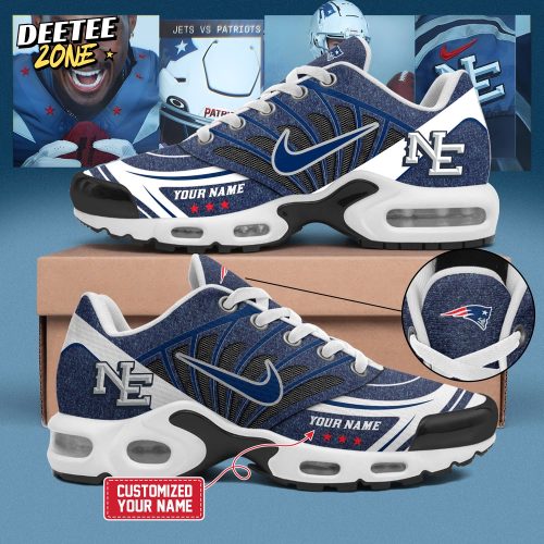 New England Patriots 2025 Rivalries Nor’Easter Storm Blue New Shoes