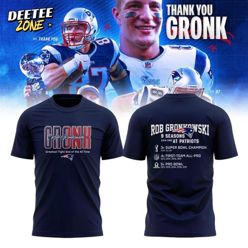 New England Patriots “Thank You Rob Gronkowski” Limited T-shirt
