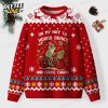 Born To Read Forced To Work Unisex Ugly Knit Christmas Sweater