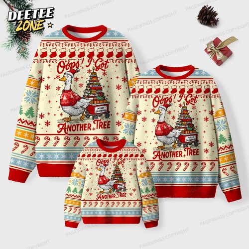Oops! I Got Another Tree Unisex Ugly Knit Christmas Sweater