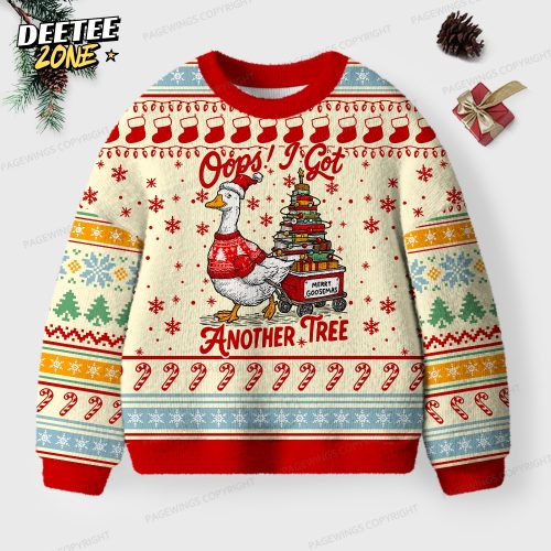 Oops! I Got Another Tree Unisex Ugly Knit Christmas Sweater