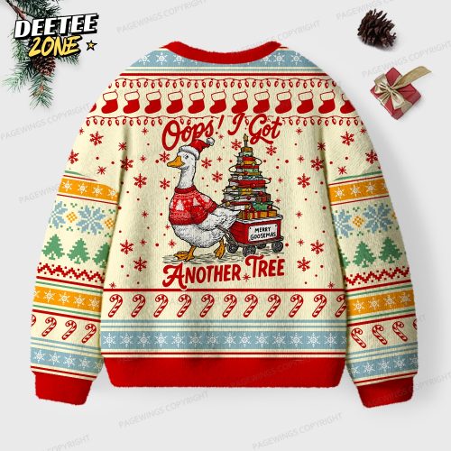 Oops! I Got Another Tree Unisex Ugly Knit Christmas Sweater