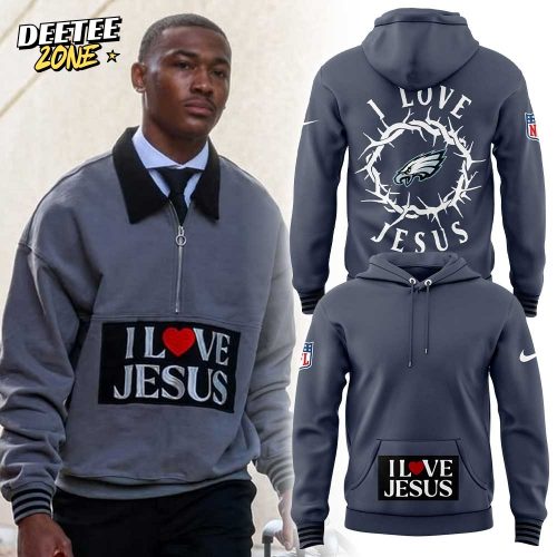 P Eagles Smith Love Jesus Combo Hoodie