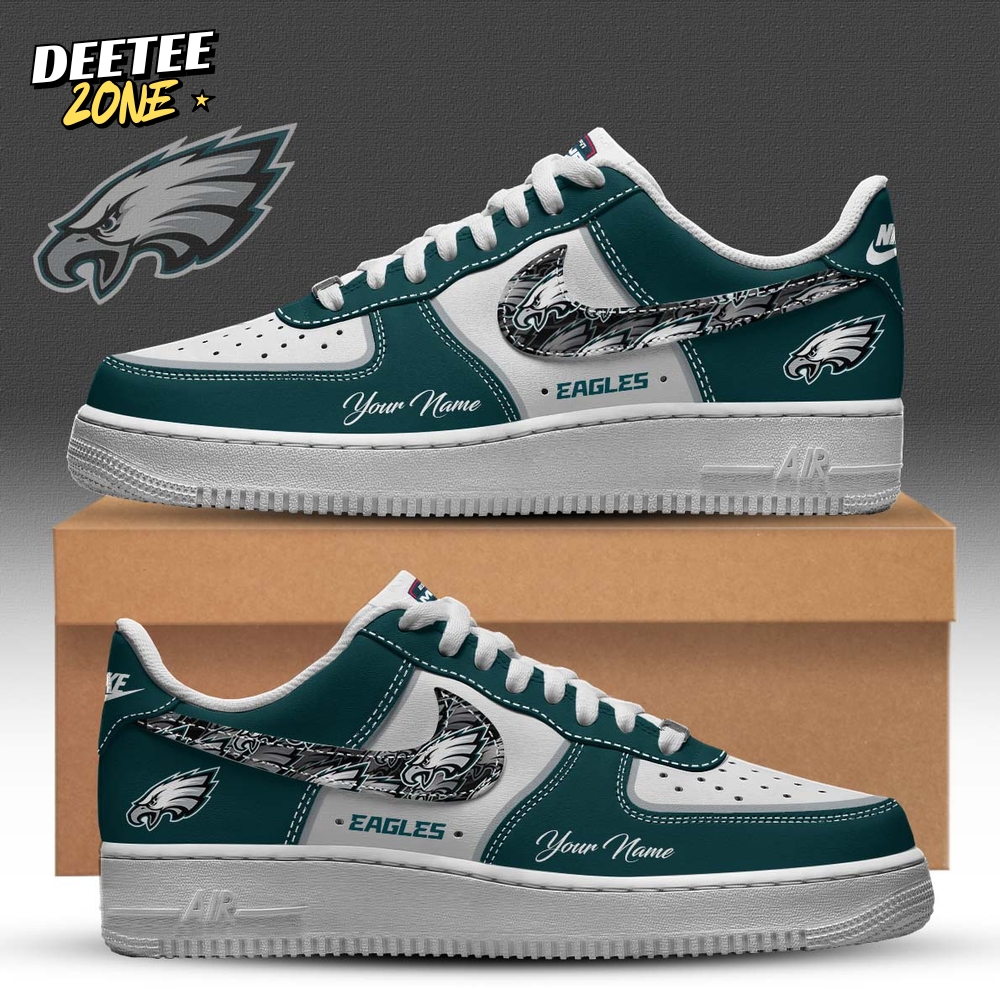 Philadelphia Eagles 2025 Kelly Green H34 Sew Limited Edition V2 AF1 Shoes Philadelphia Eagles 2025 Kelly Green H34 Sew Limited Edition V2 AF1 Shoes