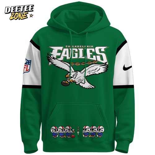 Philadelphia Eagles 2025 Kelly Green Hoodie Limited Edition