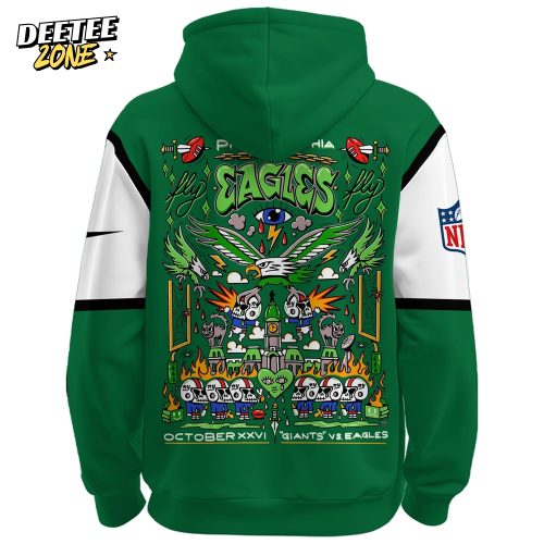 Philadelphia Eagles 2025 Kelly Green Hoodie Limited Edition