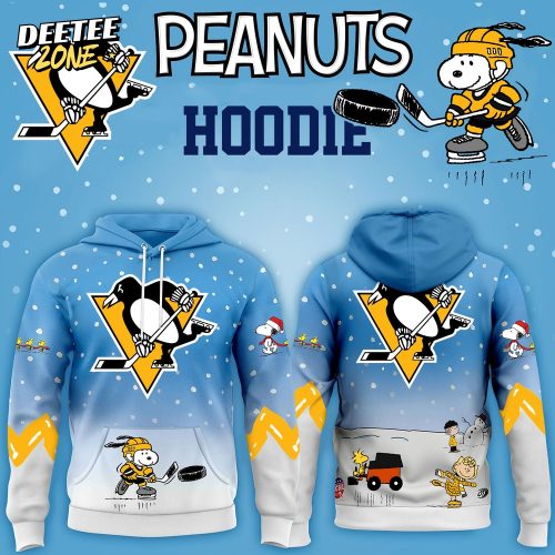 Pittsburgh Penguins x Peanuts Hoodie Christmas Limited Edition-3D Unisex Hoodie