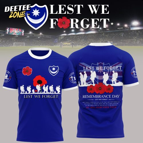 Portsmouth FC Lest We Forget Limited Edition Shirt