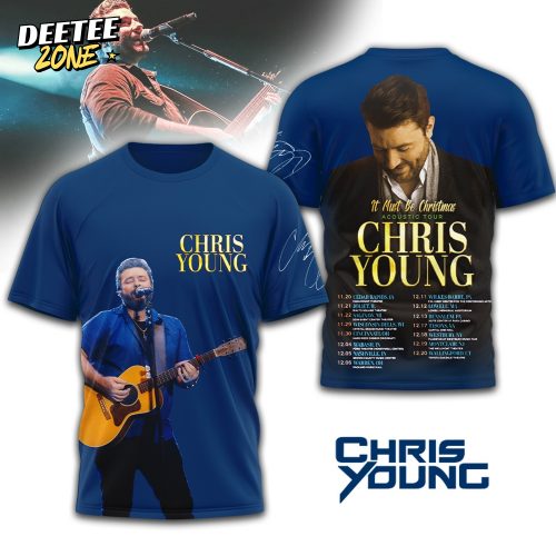 Premium Chris Young It Must be christmas 3D Shirt