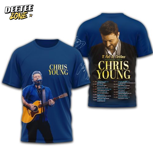 Premium Chris Young It Must be christmas 3D Shirt