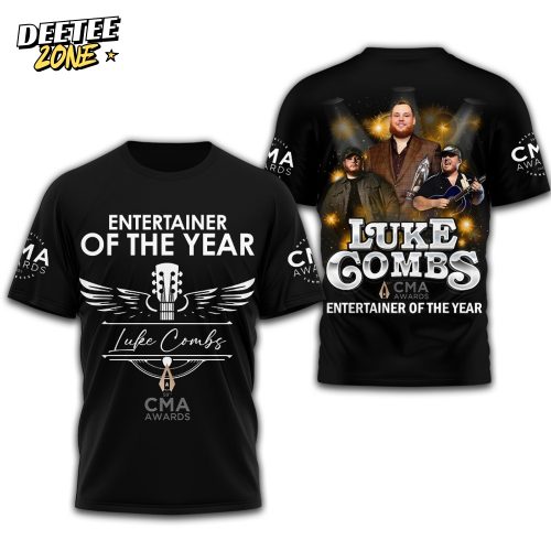 Premium Luke Combs Entertainer of the year 3D Shirt TD