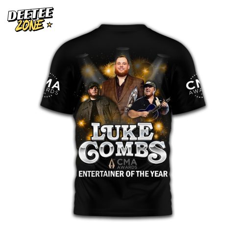 Premium Luke Combs Entertainer of the year 3D Shirt TD