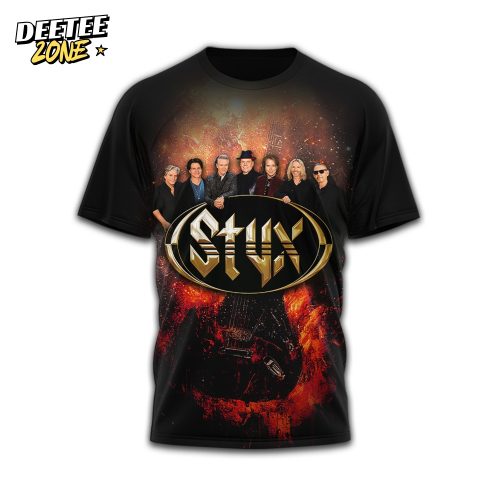 Premium Styx Brotherhood of rock tour 3D Shirt TD