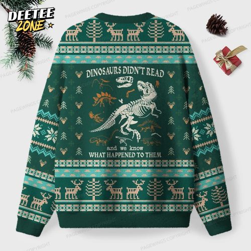 Read And We Know What Happened To Them Unisex Ugly Knit Christmas Sweater