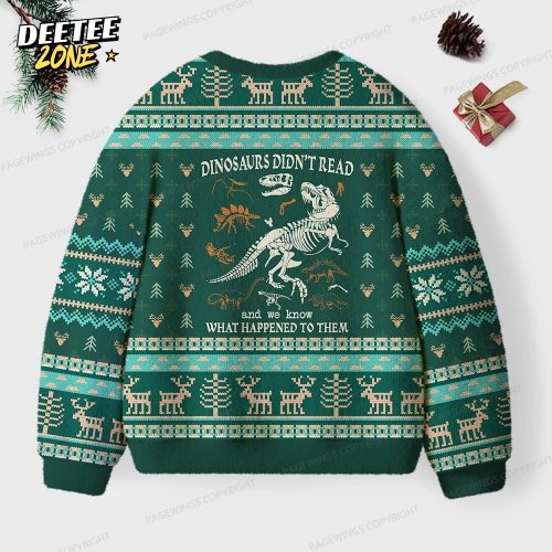 Read And We Know What Happened To Them Unisex Ugly Knit Christmas Sweater