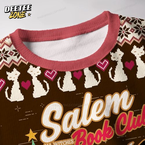 Salem Book Club Unisex Ugly Knit Christmas Sweater