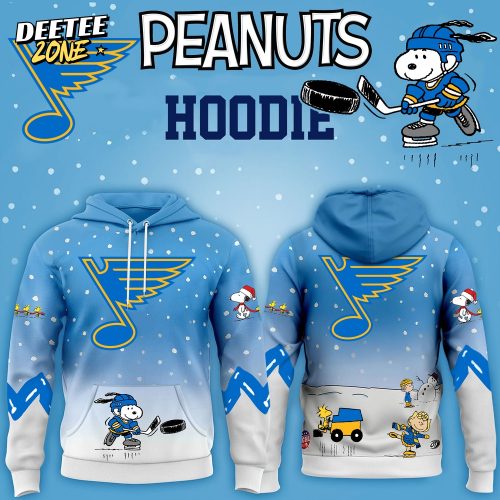 St. Louis Blues x Peanuts Hoodie Christmas Limited Edition-3D Unisex Hoodie