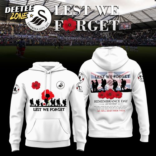 Swansea City FC Lest We Forget Limited Edition Hoodie