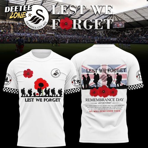 Swansea City FC Lest We Forget Limited Edition Shirt