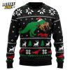 Dragon and Book Ugly Christmas Sweater