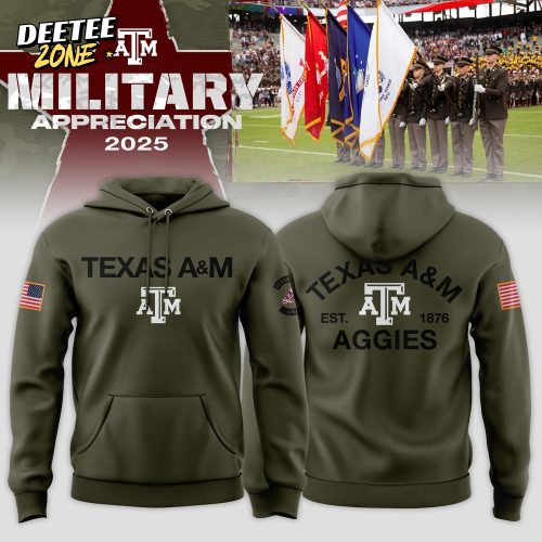 Texas A&M Aggies 2025 Military Appreciation Limited Edition Hoodie