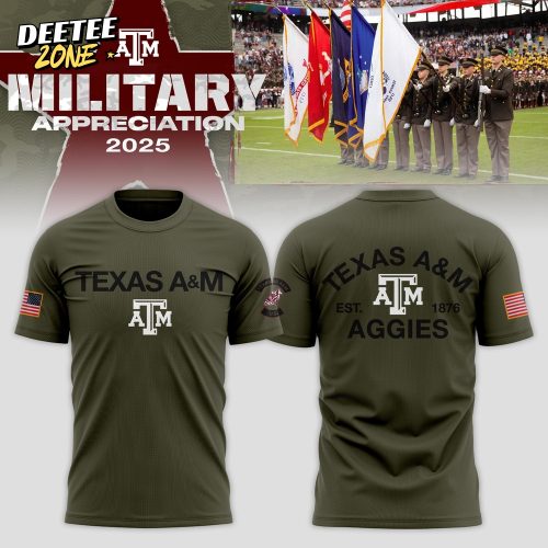 Texas A&M Aggies 2025 Military Appreciation Limited Edition T-shirt