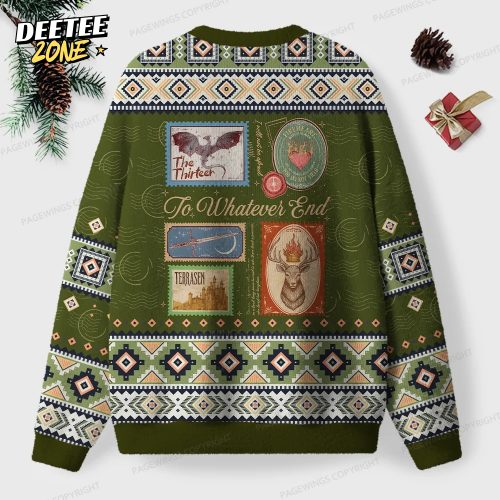 To Whatever End Unisex Ugly Knit Christmas Sweater