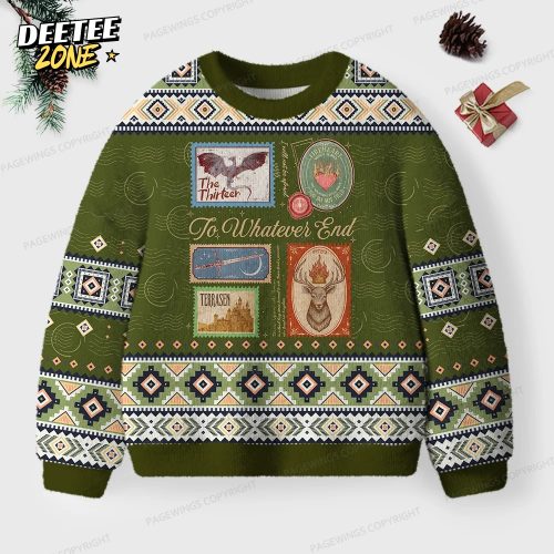 To Whatever End Unisex Ugly Knit Christmas Sweater