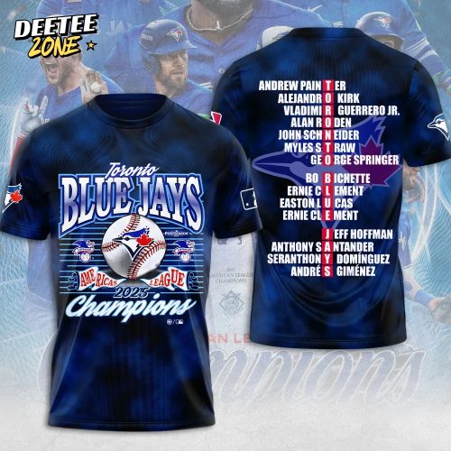 Toronto Blue Jays 2025 American League Champions 3D Apparel