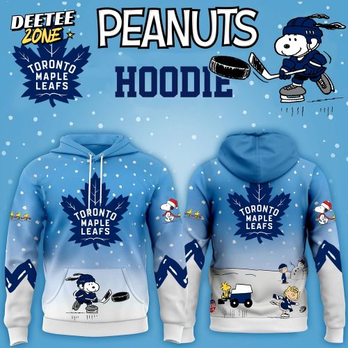 Toronto Maple Leafs x Peanuts Hoodie Christmas Limited Edition-3D Unisex Hoodie