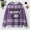 Defend The Public Library Unisex Ugly Knit Christmas Sweater