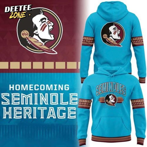 Turquoise Florida State Seminoles Native American Heritage Hoodie – Limited Edition