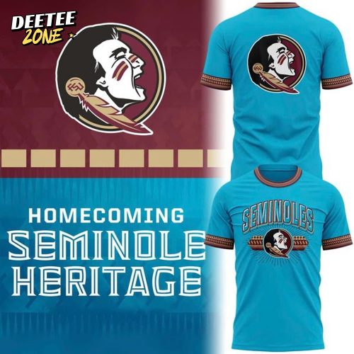 Turquoise Florida State Seminoles Native American Heritage T-Shirt – Limited Edition