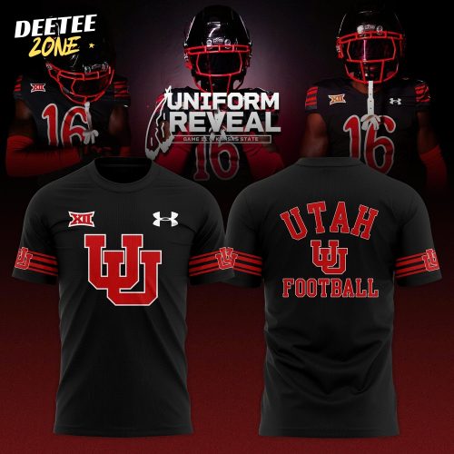 Utah Utes Black Throwbacks T-shirt – Black