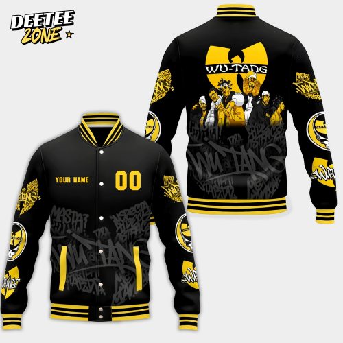 Wu-tang CLan Baseball Jacket – Black