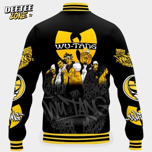 Wu-tang CLan Baseball Jacket – Black