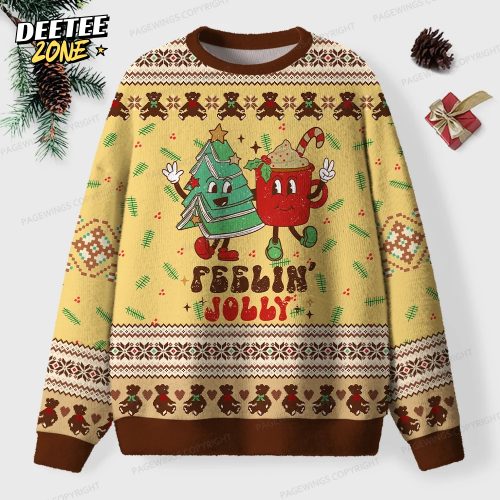 Y’All Feelin’ Jolly Unisex Ugly Knit Christmas Sweater